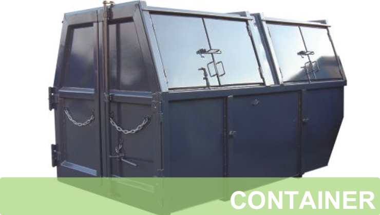 Industriell avfallscontainer